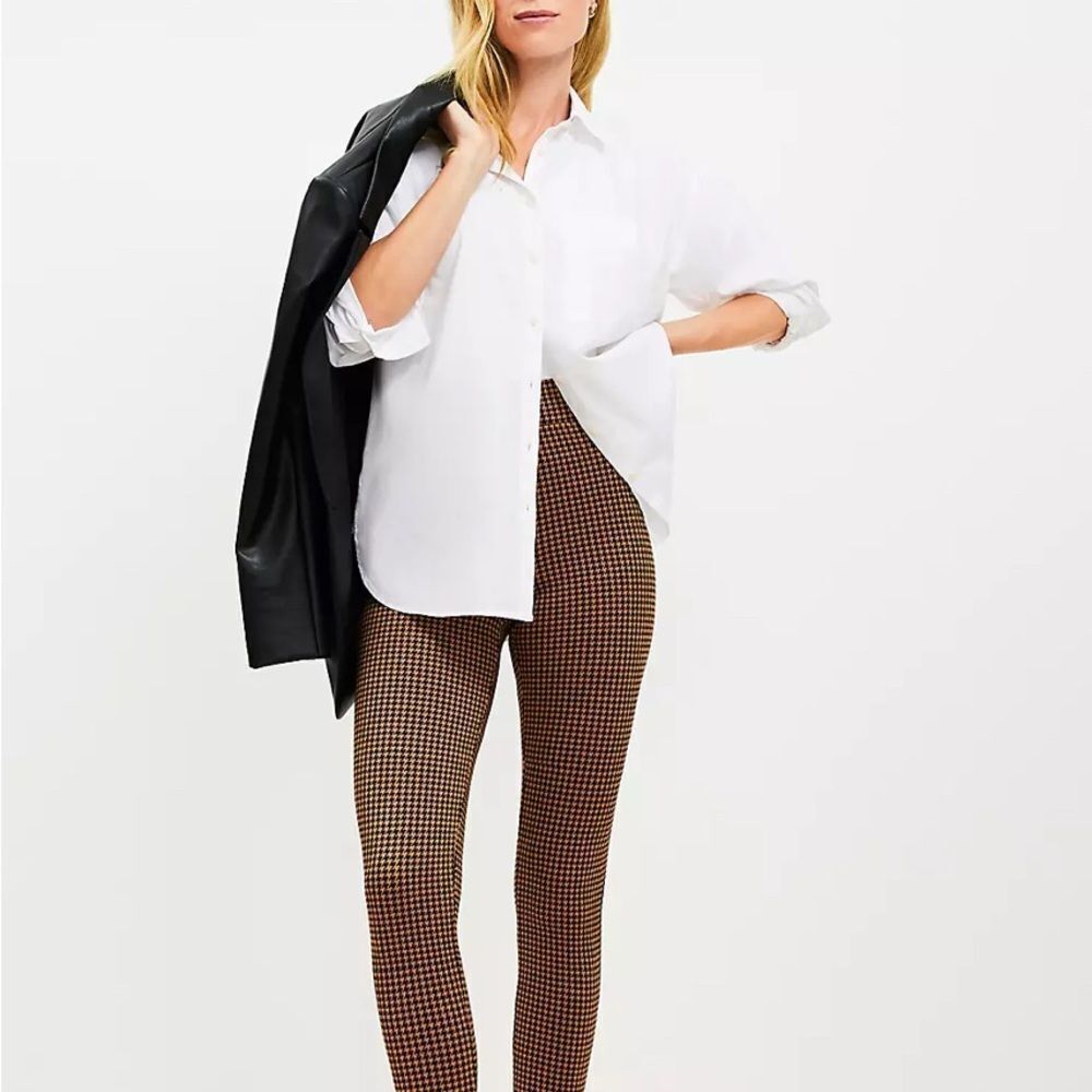 LOFT Houndstooth Leggings